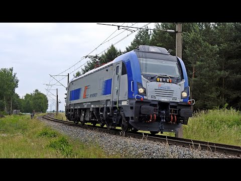 Testy lokomotywy Newag Griffin200 E4MSUa PKP Intercity na torze doświadczalnym IK. +RP1