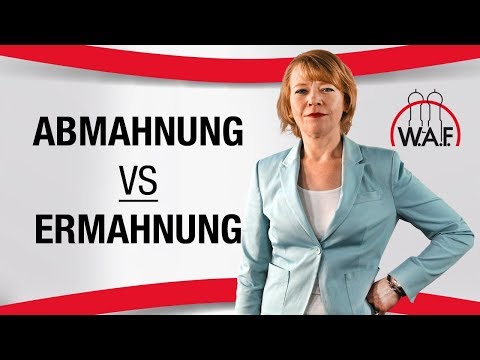 Was ist der Unterschied zwischen Ermahnung und Abmahnung? | Betriebsrat Video