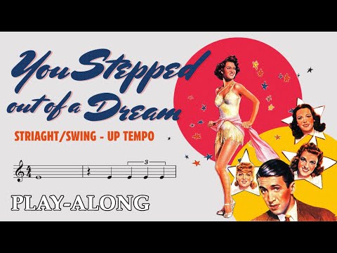 You Stepped Out of a Dream - Up Tempo Swing || BACKING TRACK