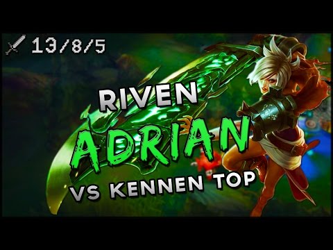 S7 | Adrian Riven vs Kennen TOP | Ranked League VOD