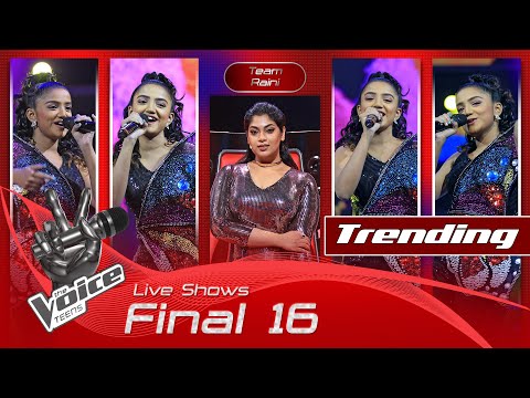 Ashanya Premadasa | Nasuna (නෑසුනා) | Live Shows | Final 16 | The Voice Teens SL