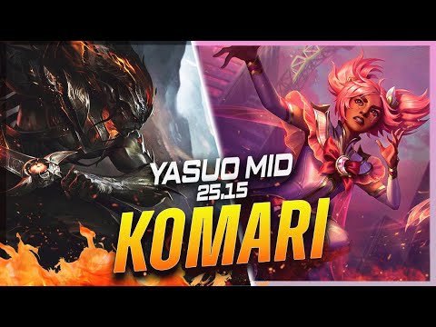 Komari - Yasuo vs Taliyah MID Patch 25.15 - Yasuo Gameplay