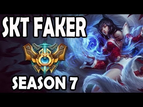 SKT T1 Faker SoloQ Playing Ahri Midlane!   SKT T1 Replays | FAN LOL