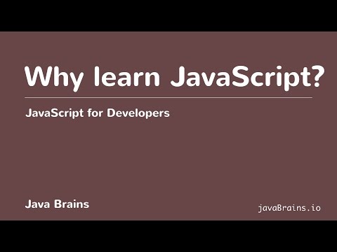 Javascript For Developers 05 Why Learn Javascript