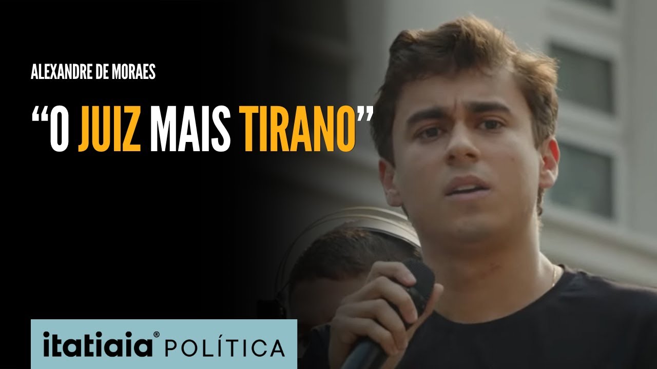 NIKOLAS FERREIRA PARA MORAES EM ATO NA AV. PAULISTA: 'O JUIZ MAIS TIRANO'