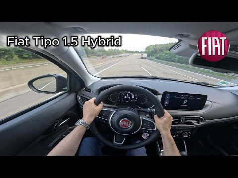 2024 Fiat Tipo Station wagon 1.5 Hybrid 128 hp - On the German Autobahn