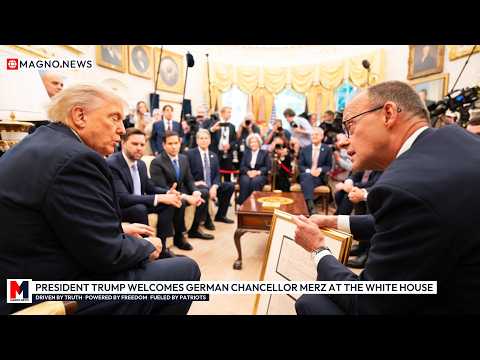 🇺🇸|🇩🇪 President Donald Trump Meets Germany's Chancellor Friedrich Mertz at The White House [LIVE]