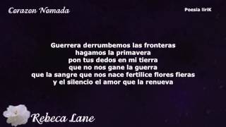 Corazón Nómada - Rebeca Lane ( Con Letra)