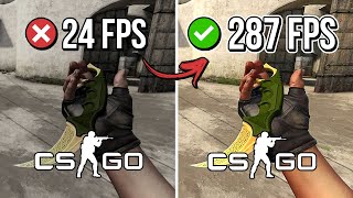 🔧 CSGO: HOW TO BOOST FPS AND FIX FPS DROPS / STUTTER 🔥 | Low-End PC ✔️