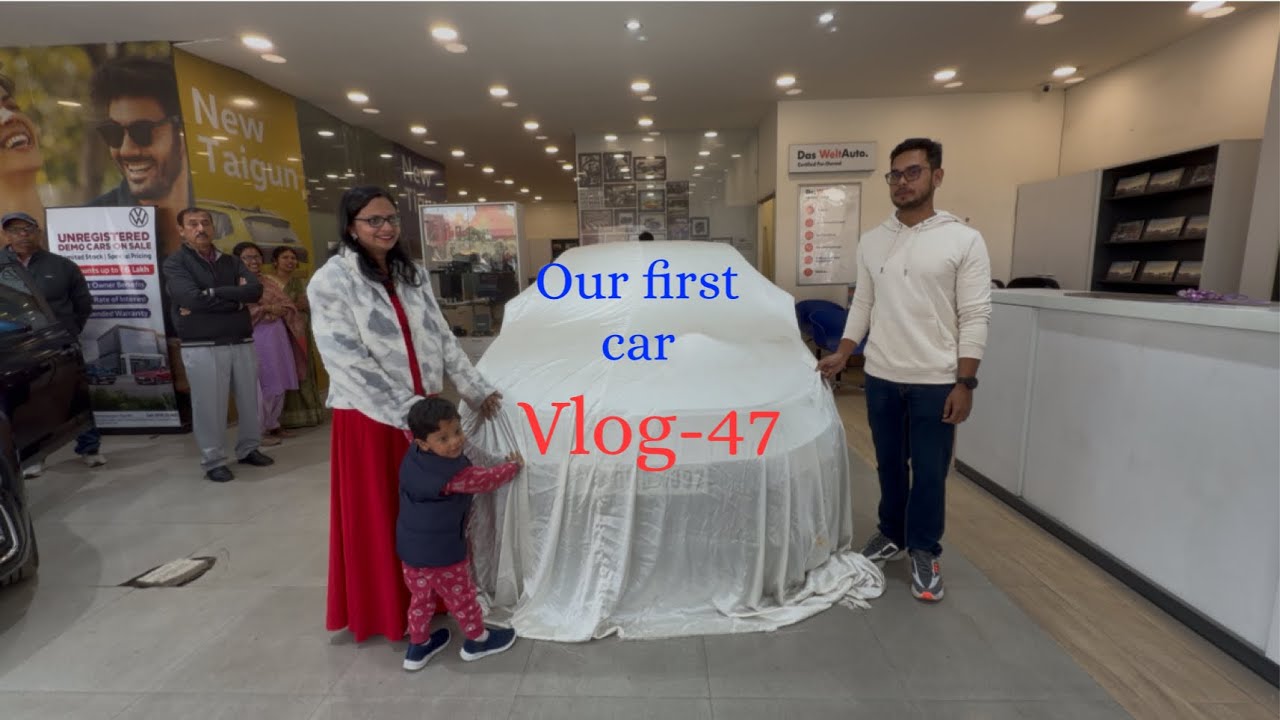 Delivery of our first car 😍 || Virtus,Volkswagen 🥰 || Bengali Vlog ❤️