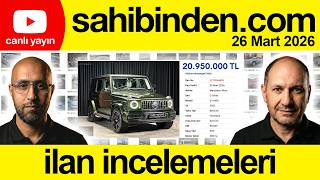2CR Canlı - 26 Mart 2026  - İlan İncelemeleri  #sahibinden