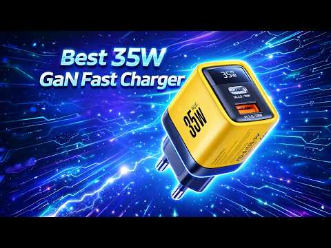 Best 35W GaN Fast Charger – Fast, Safe & Travel-Friendly