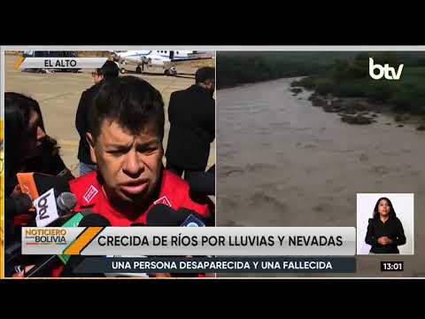 Crecida de ríos arrastra vehículos en Coripata y Arapata; reportan un fallecido y un desaparecido