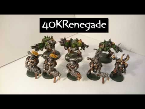 40k Chaos Havoks vs Obliterators (7th Ed)