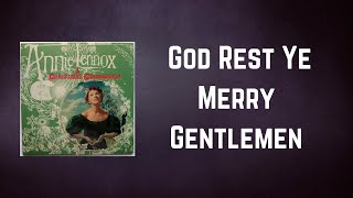 Annie Lennox - God Rest Ye Merry Gentlemen (Lyrics)
