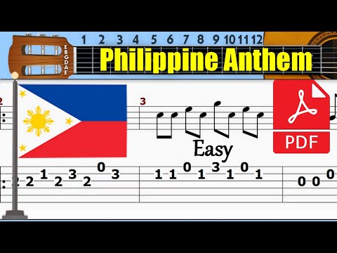 Philippine National Anthem Guitar Tab