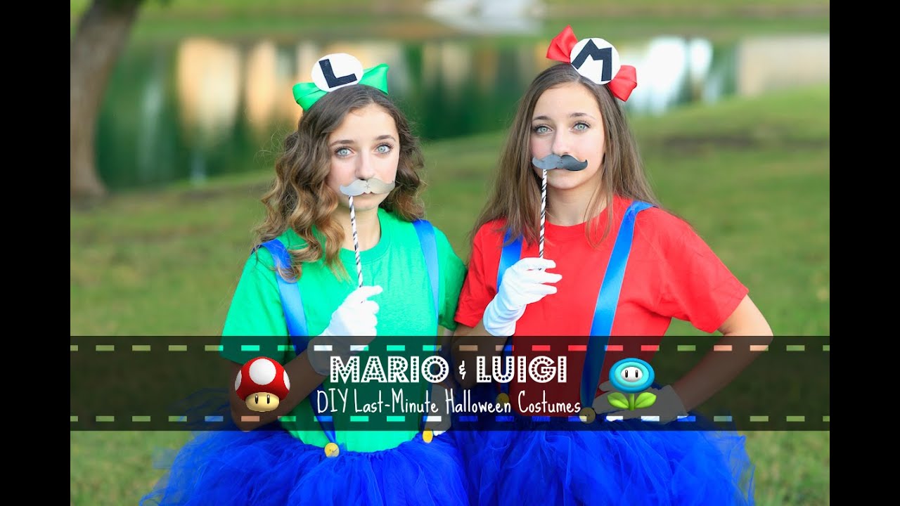 Mario & Luigi | Last-Minute DIY Halloween Costumes
