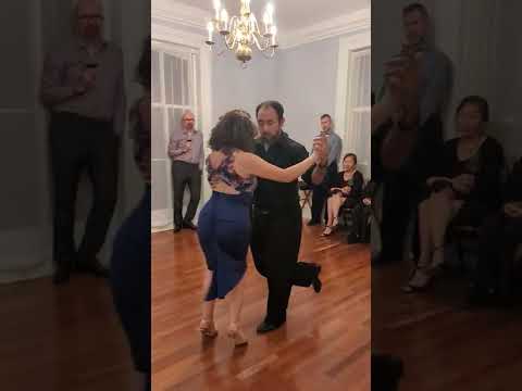 Ruth Hernandez performs at D&Y tango party in Newburgh, NY