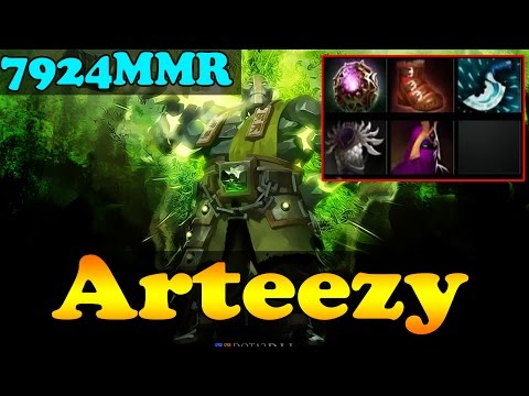 Dota 2 - Arteezy 7924 MMR Plays Earth Spirit Vol 1 - Pub Match Gameplay!