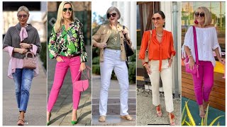 Download the video "Natural Older Women OVER 50 60 70 | Summer Fashion 2025 For Women #womenoutfitsideas"