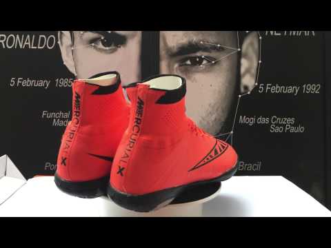 UK 2015 Nike MercurialX Proximo Street Indoor Bright Crimson Black Blue Football Boots