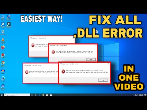 How to Fix All .DLL file Missing Error in Windows 10 2021