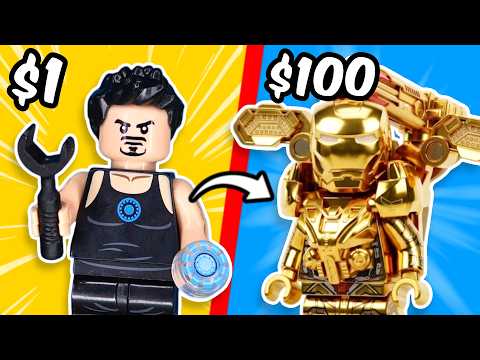 I Tested $1 vs $100 LEGO Iron Man Minifigures...