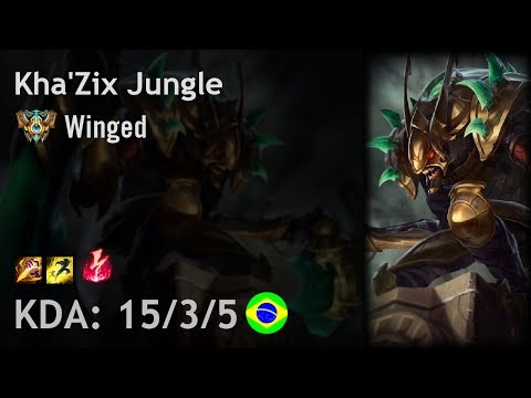 Kha'Zix Jungle vs Jax - Winged - BR Challenger Patch 8.3