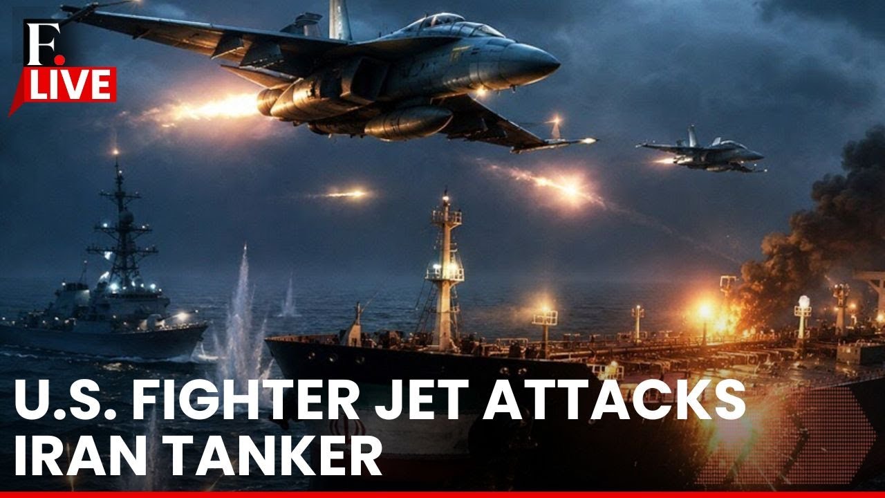 LIVE ON CAM: US Fires on Iranian Tanker Trying to Breach Naval Blockade