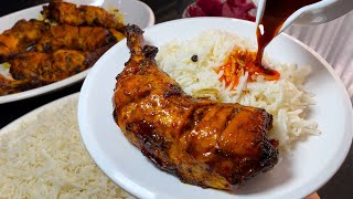 #جاج محمر بوحد التتبيلة حامض وحار يْشهي🤤وروز بلا مكيال ويجي مزربع كل حبةروحدها👌🏻