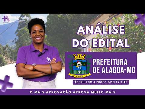 Análise do Edital de Alagoa-MG | Prof.ª Giselly Dias