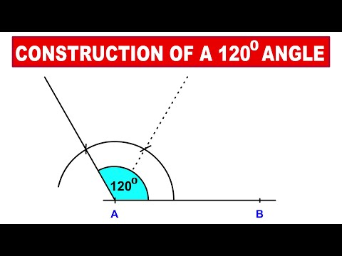 How to construct a 120-degree angle