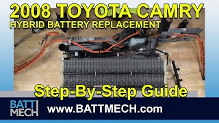 How to Replace/Repair/Fix a 2008 Toyota Camry Hybrid Battery Module Cell: Step-by-Step Instructions