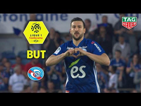 But Pablo MARTINEZ (34') / RC Strasbourg Alsace - Montpellier Hérault SC (1-3)  (RCSA-MHSC)/ 2018-19