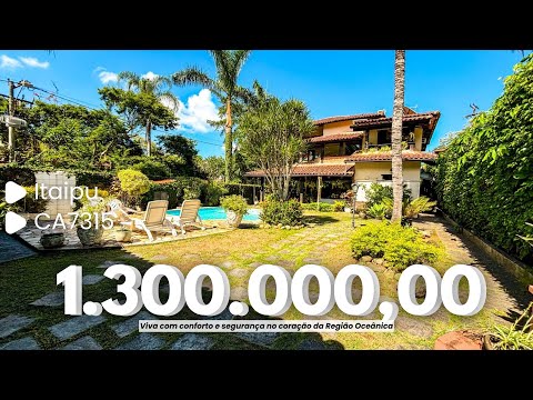 CASA COMPLETA COM LAZER E VISTA PARA O VERDE EM CONDOMÍNIO l LUIS IMÓVEIS (CA7315)