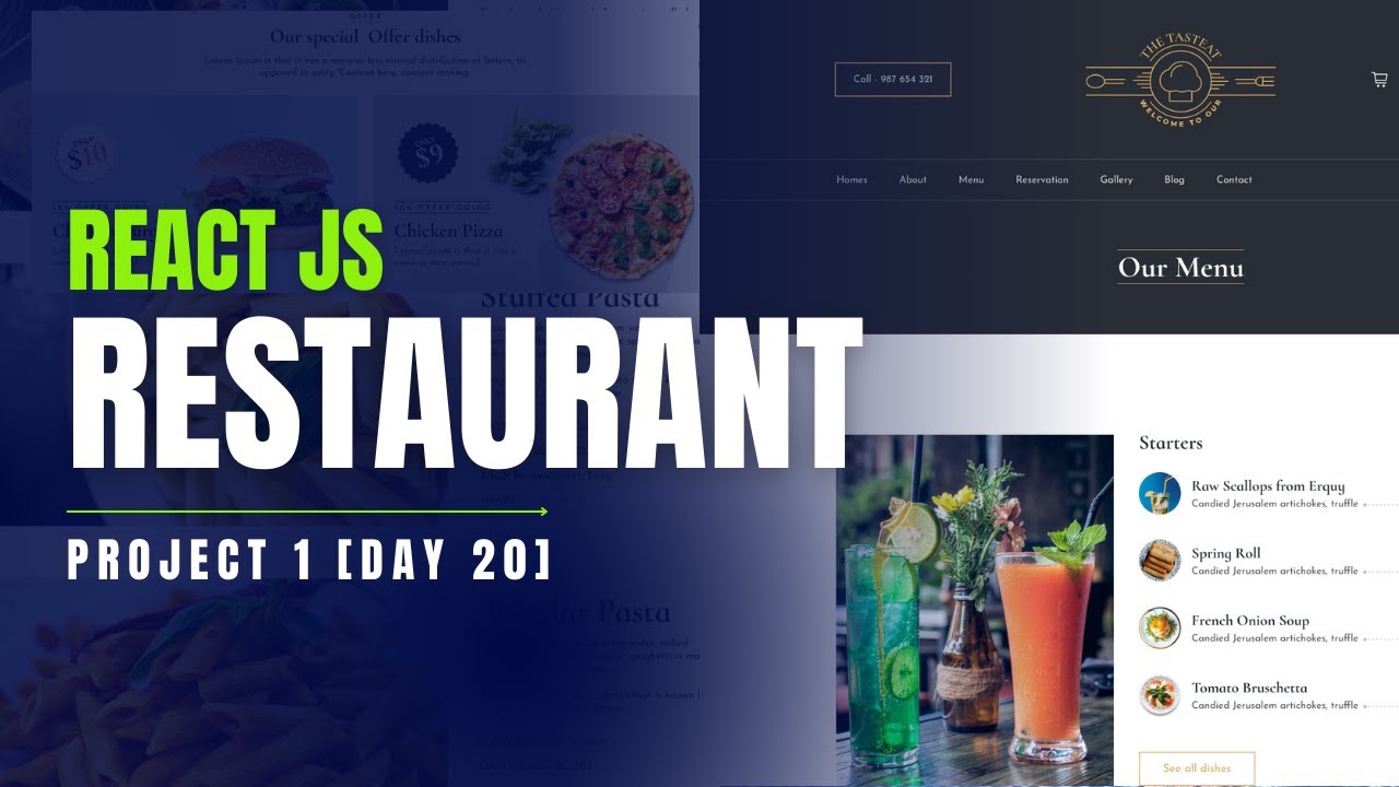 FAQ Page update and Navlink active : Restaurant project 1: React JS [Day 20]