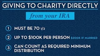 How To Give To Charity Directly From Your IRA