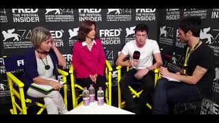 Anne Fontaine and Finnegan Oldfield - MARVIN - 74 Venice Film Festival video