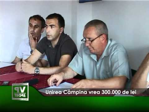 Unirea Câmpina vrea 300.000 de lei