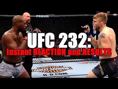 UFC 232: Results and Reaction