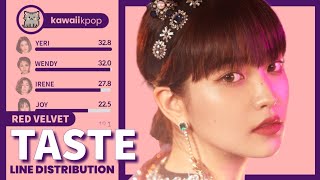RED VELVET - Taste (Line Distribution)
