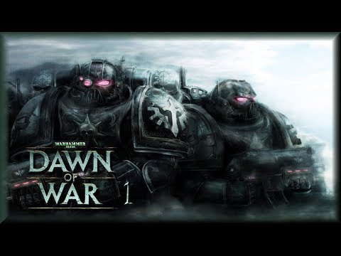 Dawn of War Warhammer - SKIRMISH 1, Space Marines vs Orc Map 2, With Mark Jackson