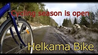 preview picture of video 'Cycling Season is open 1.3.2015 Nokia in Finland'