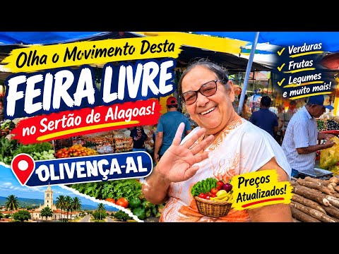 ​Como é a Feira Livre em Olivença - AL? (Sertão de Alagoas).