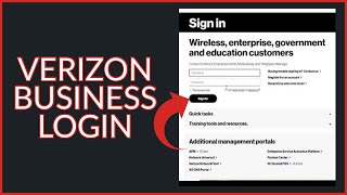 How to Login Verizon Business Account 2022 Verizon Business Login Tutorial