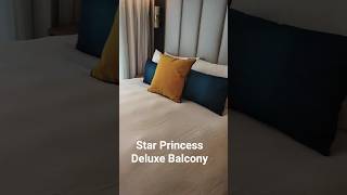 Star Princess First Look Deluxe Balcony Stateroom. #cruising #shorts 12230