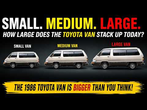 Thumbnail for The 1986 Toyota Van Is Bigger Than You Think... by Toyota Van