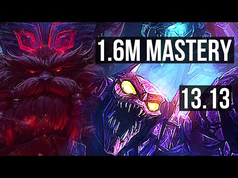 ORNN vs SKARNER (TOP) | 1/0/5, 1.6M mastery, 1000+ games | NA Grandmaster | 13.13