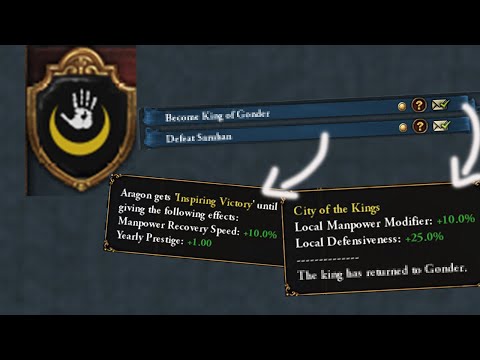 The 2 UNIQUE DECISIONS for Aragon (LotR Eastereggs) [EU4][1.35]