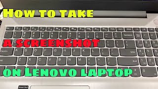 How to take a screenshot on Lenovo laptop and save it as jpg